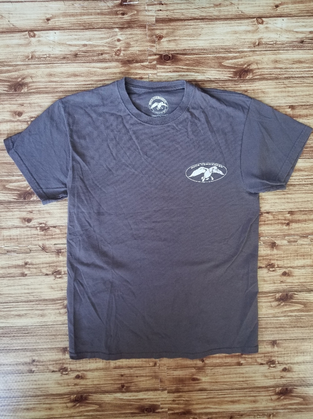 Duck Commander Medium Hunting Outdoor Men's Gray Graphic Shirt Dynasty Revival